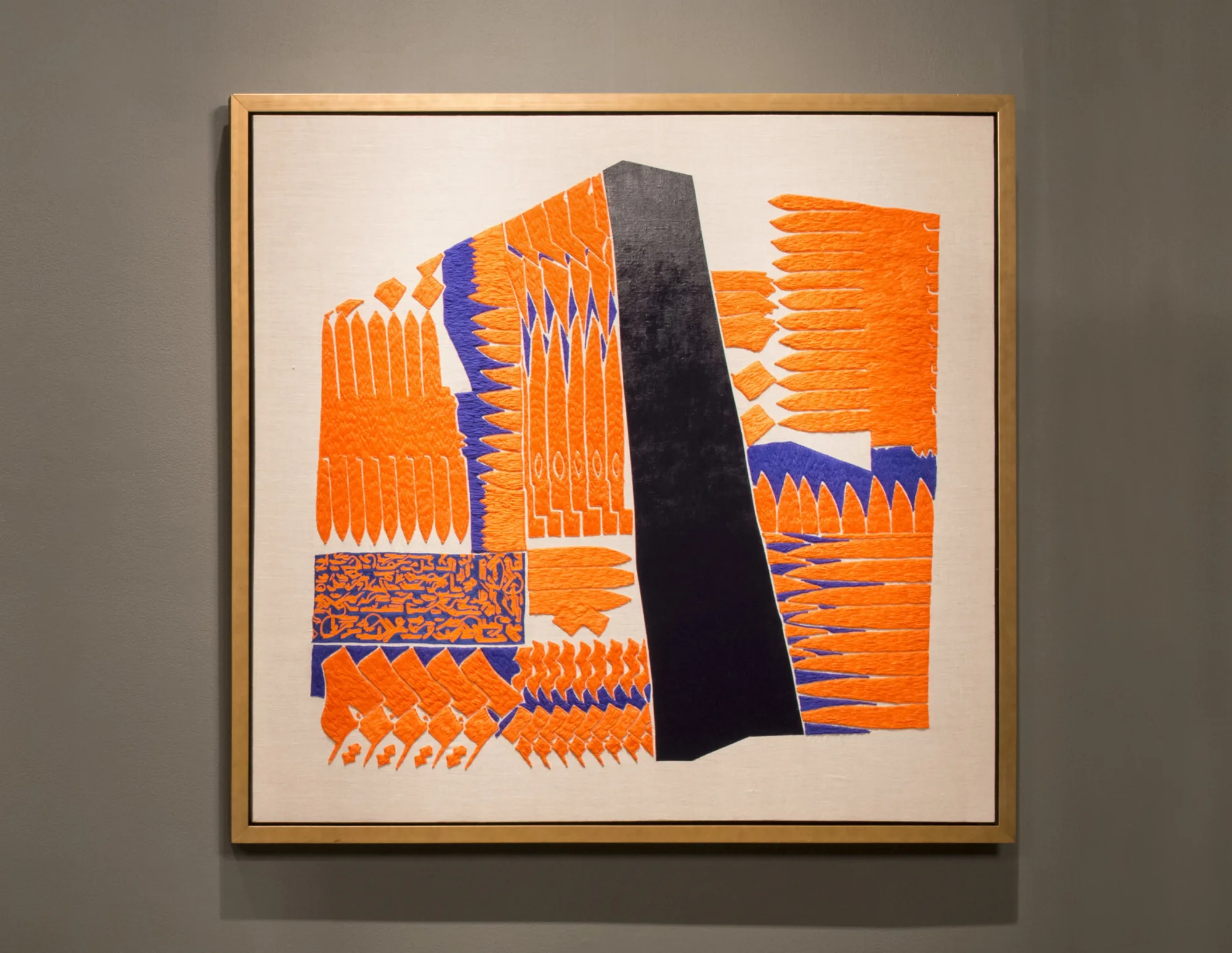 Divine of Form (A Song for Rana) 7B, 2016 — wool, cotton, paint on linen