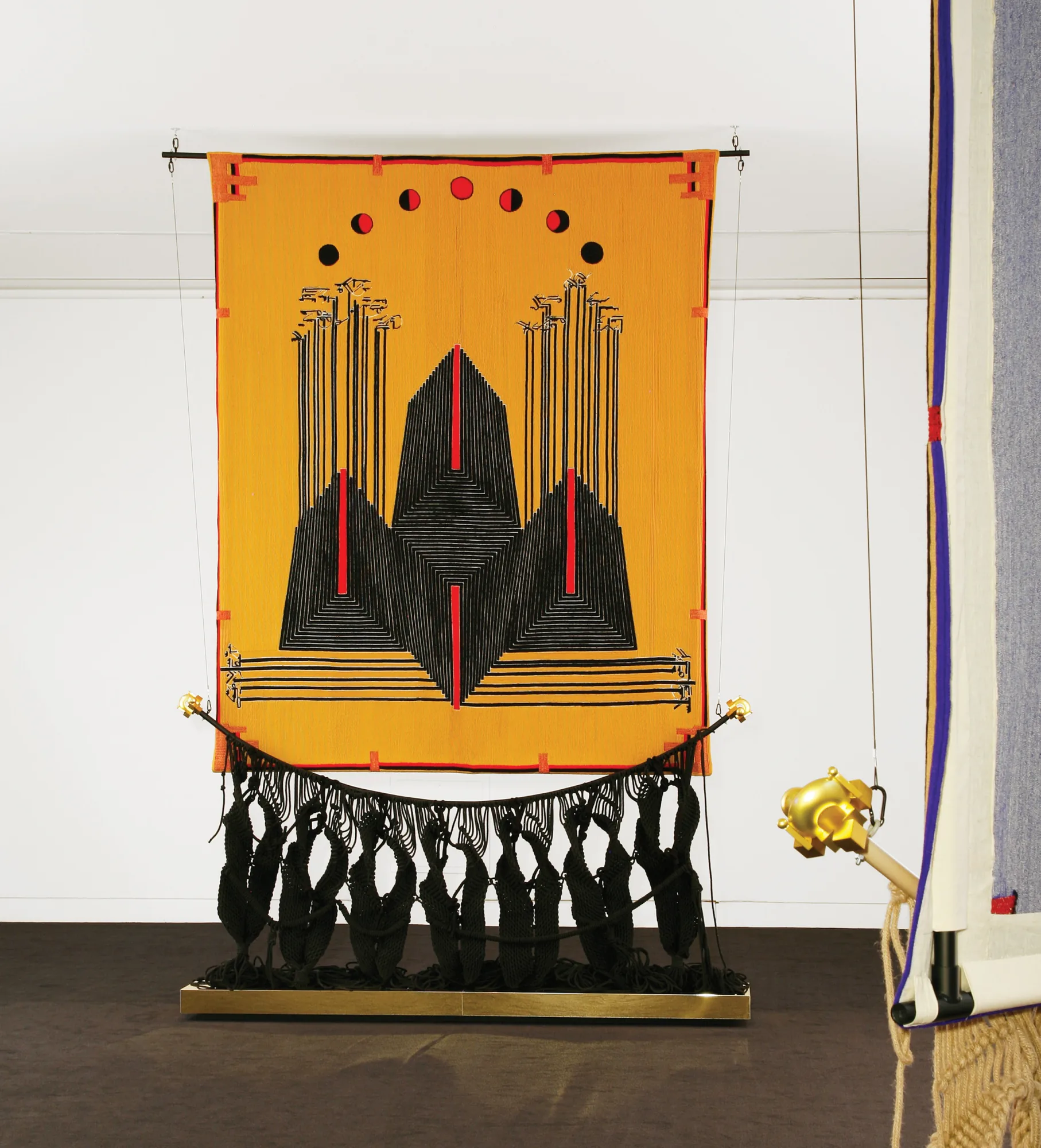 With Todd Westendorp — Malcolm’s Smile 7C, 2015 — wool, cotton, aluminium