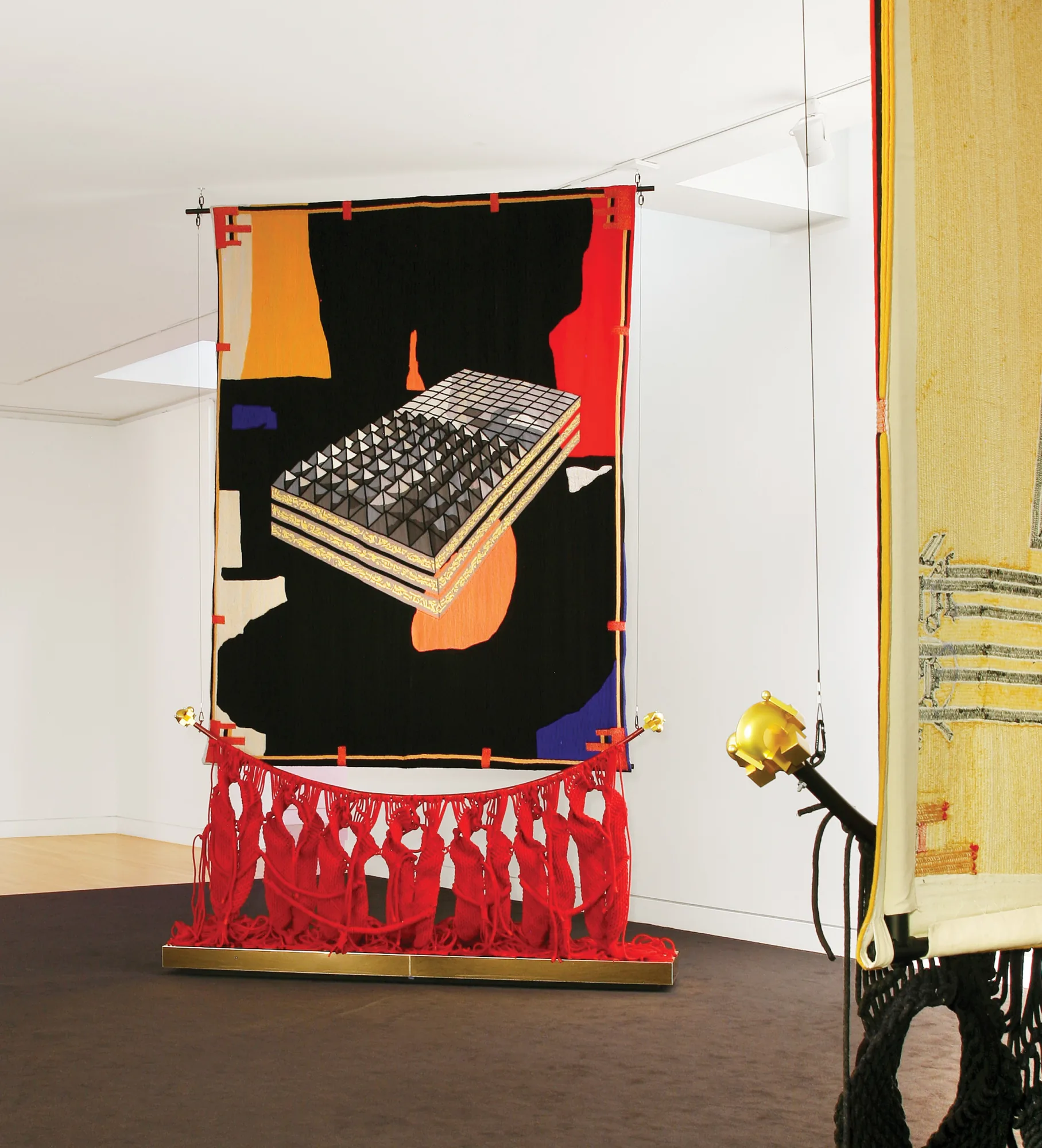 Malcolm’s Smile 7B, 2015 — wool, cotton, aluminium